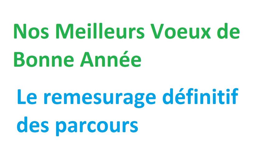 Nos Meilleurs Voeux de Bonne Année